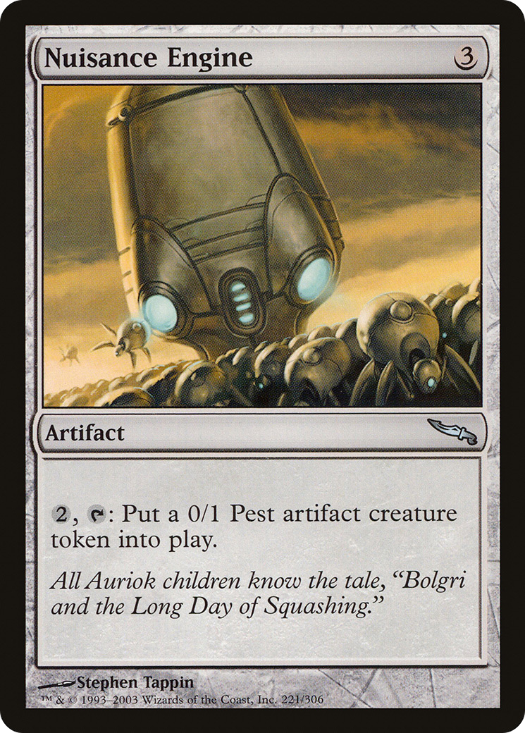 Nuisance Engine (MRD-221) - Mirrodin | Grognard Games