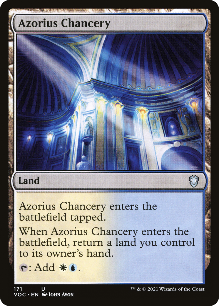 Azorius Chancery [Innistrad: Crimson Vow Commander] | Grognard Games