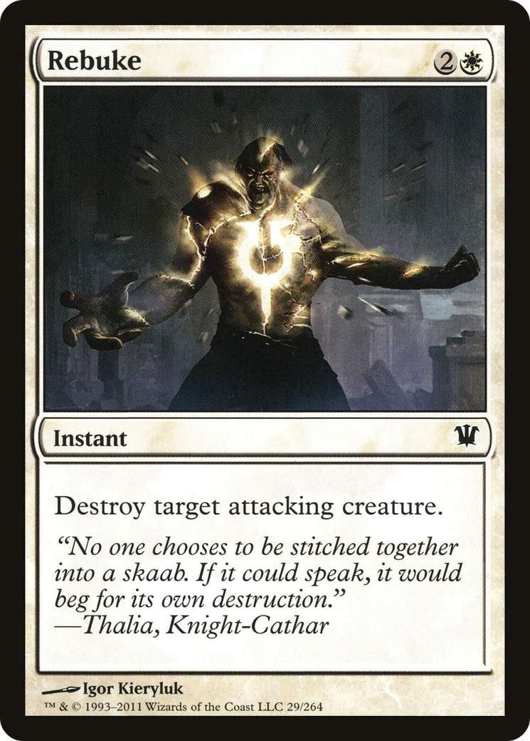 Rebuke (ISD-029) - Innistrad Foil | Grognard Games