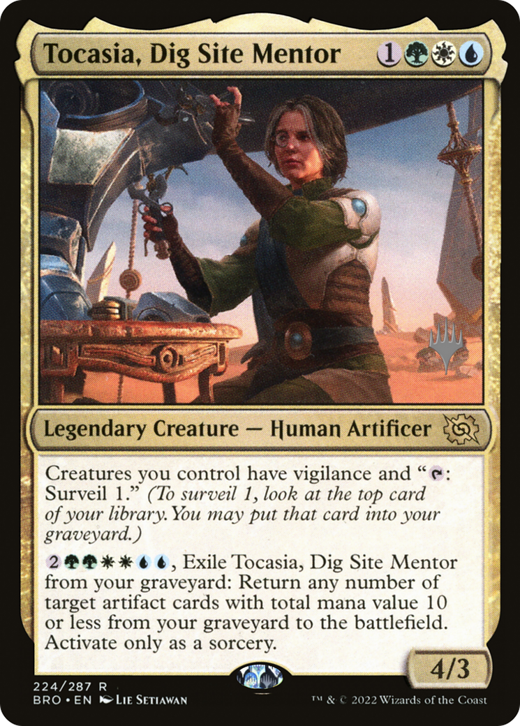 Tocasia, Dig Site Mentor (Promo Pack) [The Brothers' War Promos] | Grognard Games