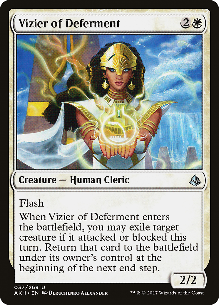 Vizier of Deferment (AKH-037) - Amonkhet Foil | Grognard Games