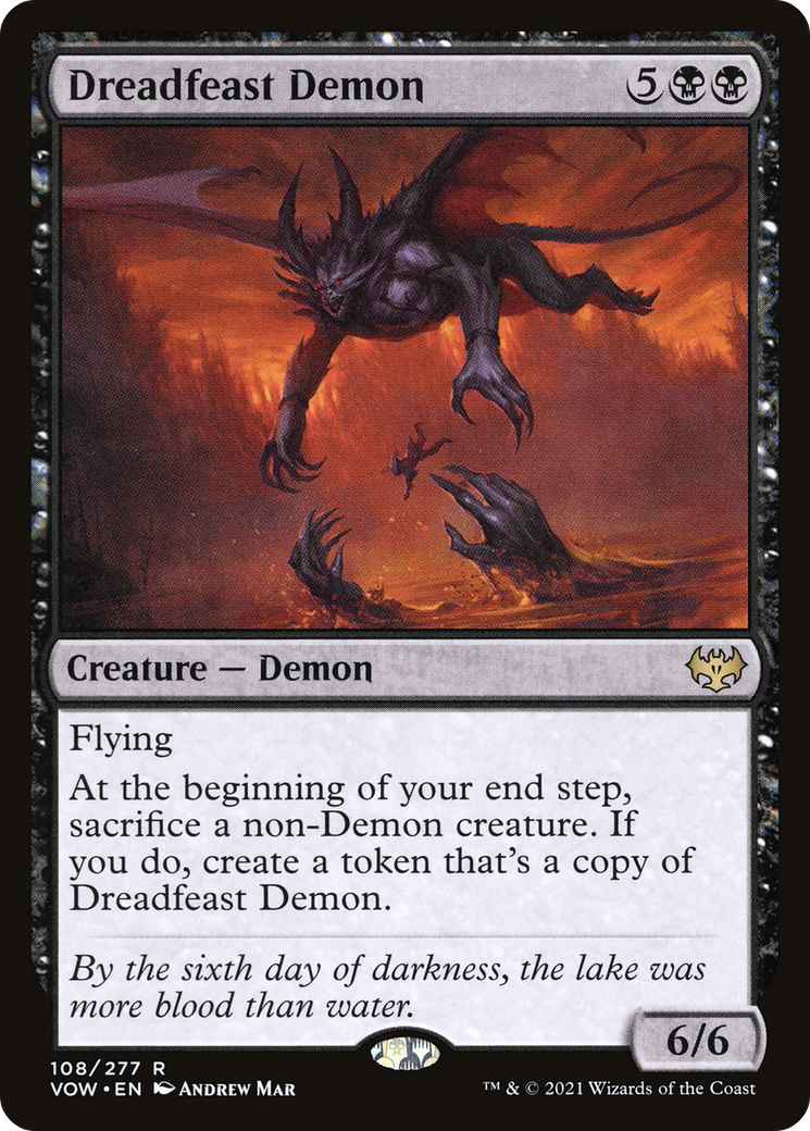 Dreadfeast Demon [Innistrad: Crimson Vow] | Grognard Games