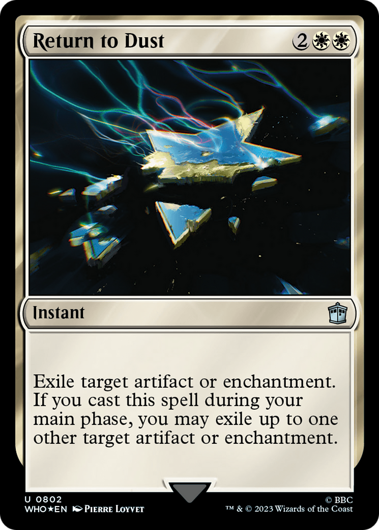 Return to Dust (Surge Foil) [Doctor Who] | Grognard Games
