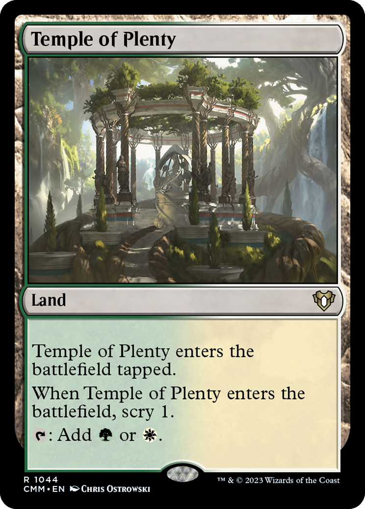 Temple of Plenty [Commander Masters] | Grognard Games