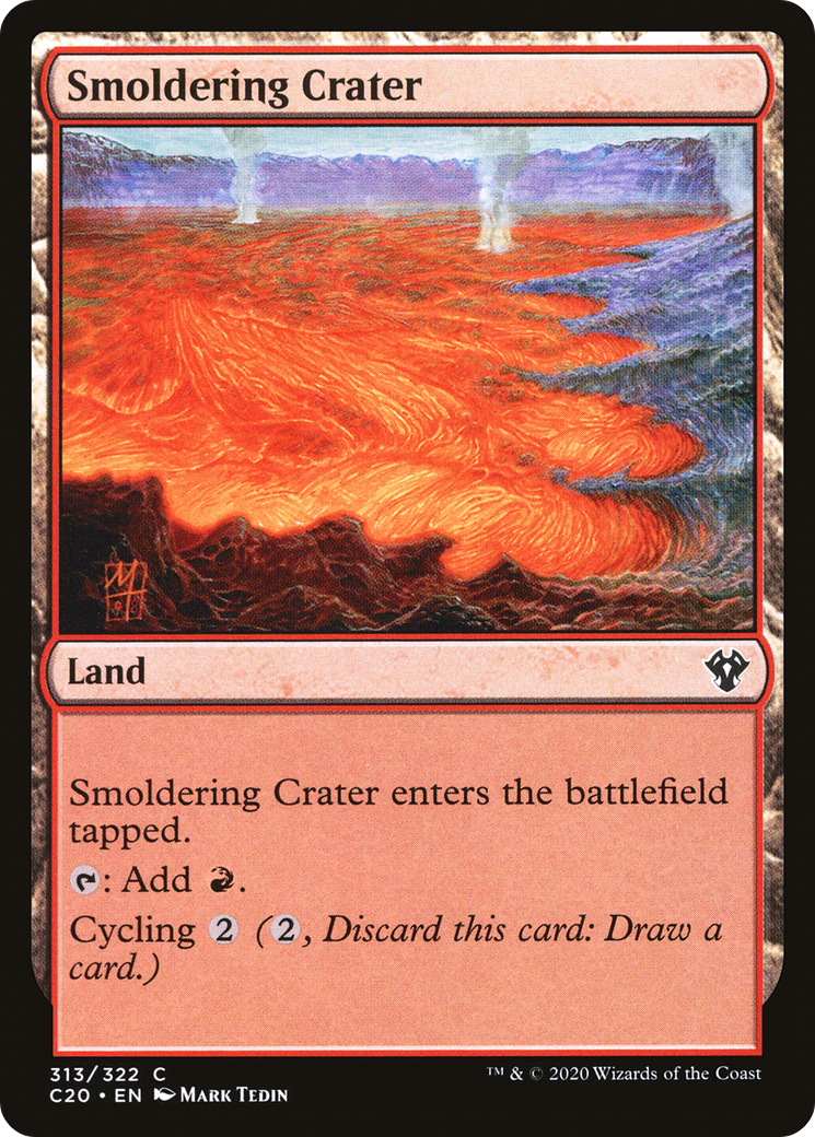 Smoldering Crater [Commander 2020] | Grognard Games