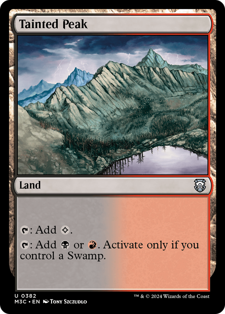 Tainted Peak [Modern Horizons 3 Commander] | Grognard Games