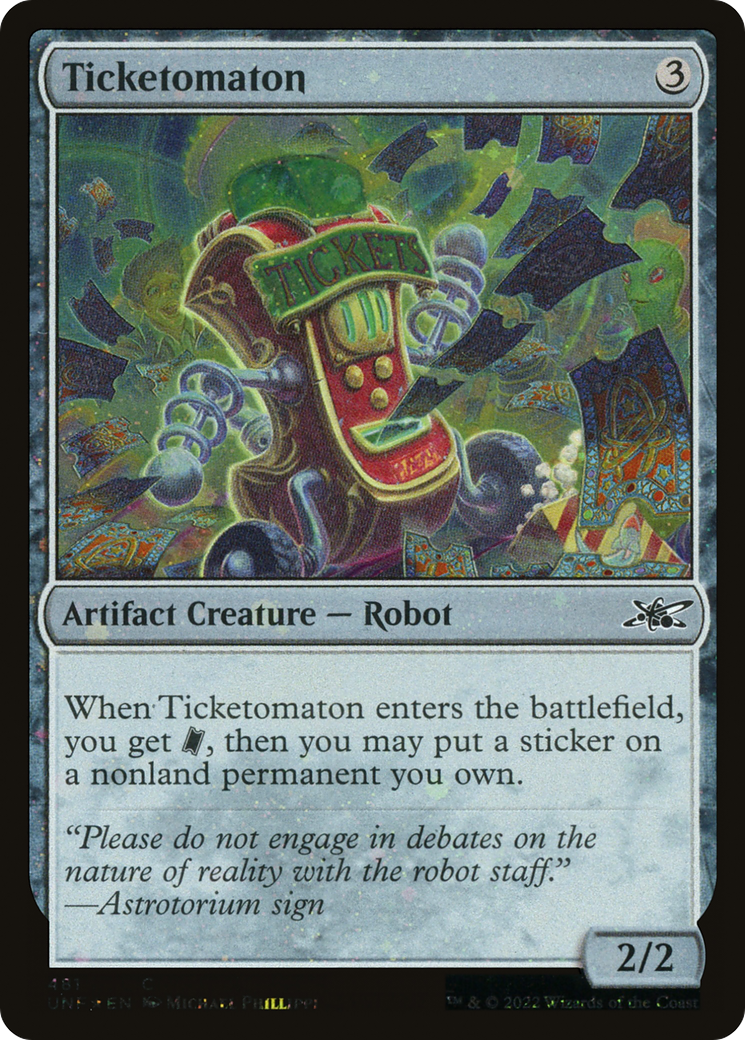 Ticketomaton (Galaxy Foil) [Unfinity] | Grognard Games