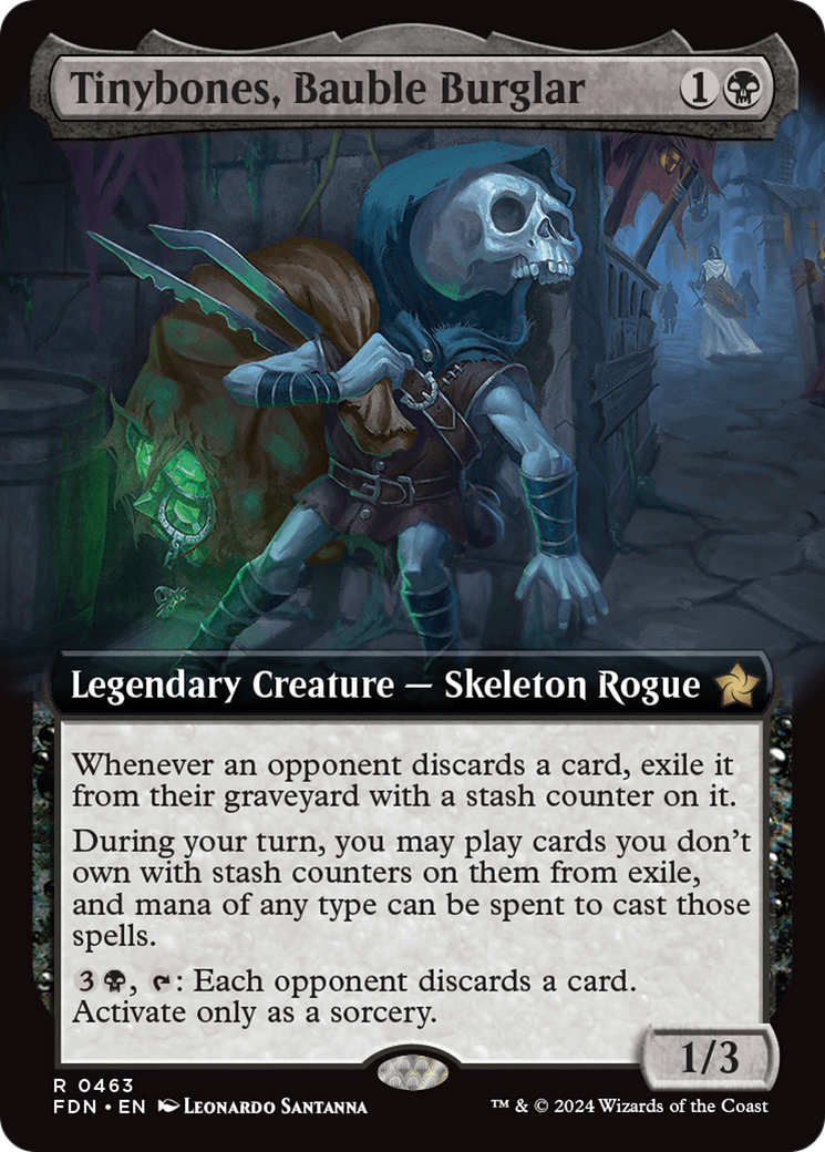 Tinybones, Bauble Burglar (Extended Art) [Foundations] | Grognard Games