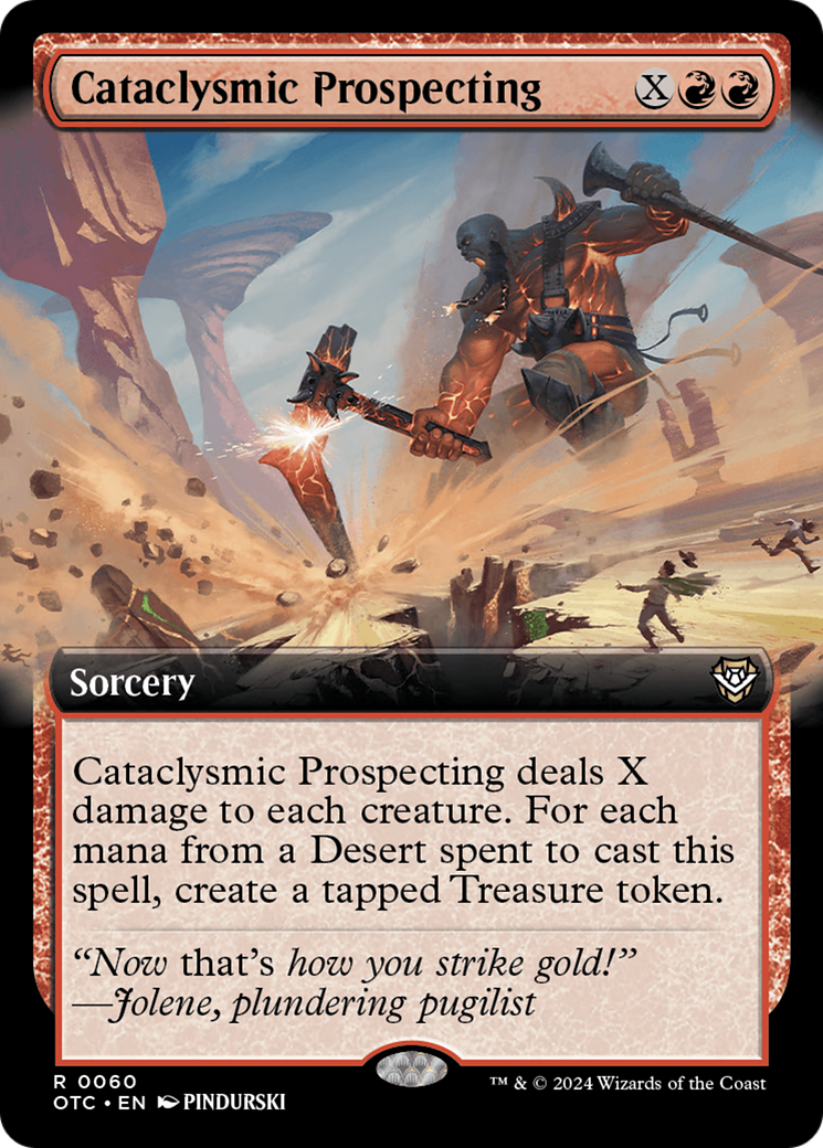 Cataclysmic Prospecting (Extended Art) [Outlaws of Thunder Junction Commander] | Grognard Games