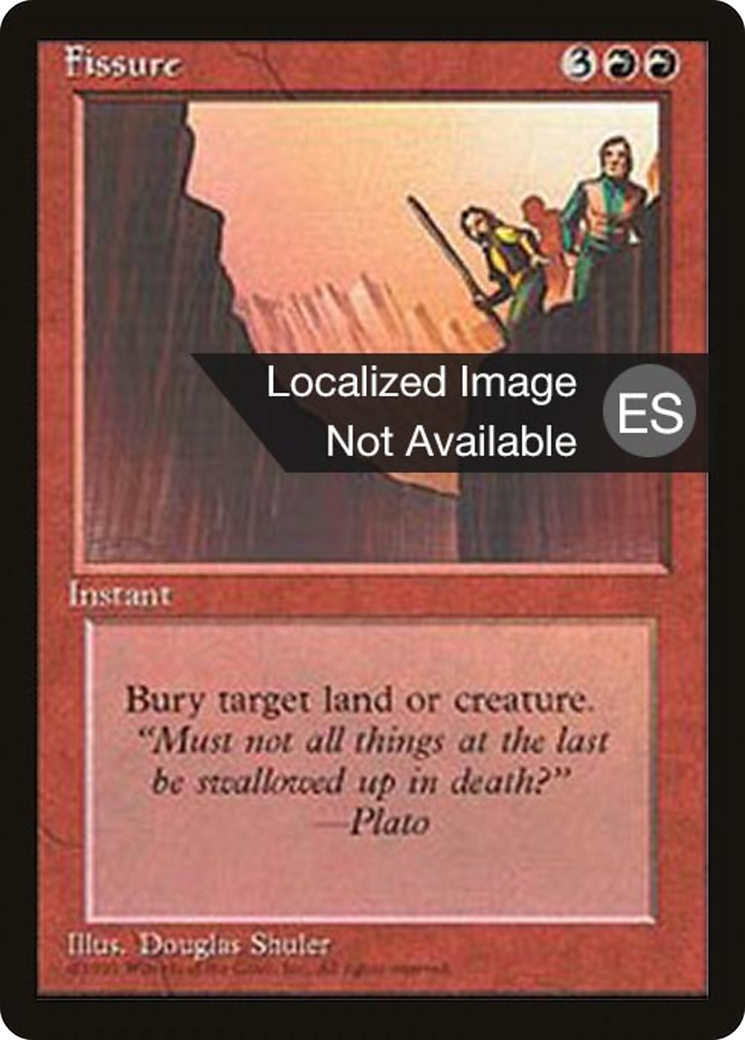 Fissure [Fourth Edition (Foreign Black Border)] | Grognard Games