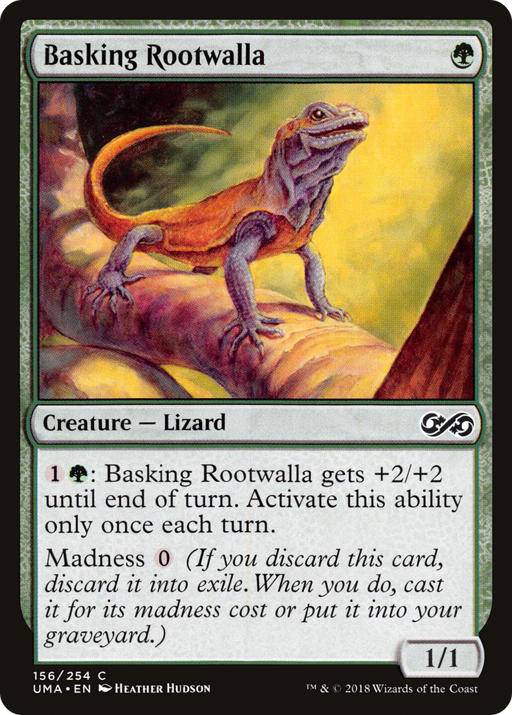 Basking Rootwalla (UMA-156) - Ultimate Masters Foil | Grognard Games