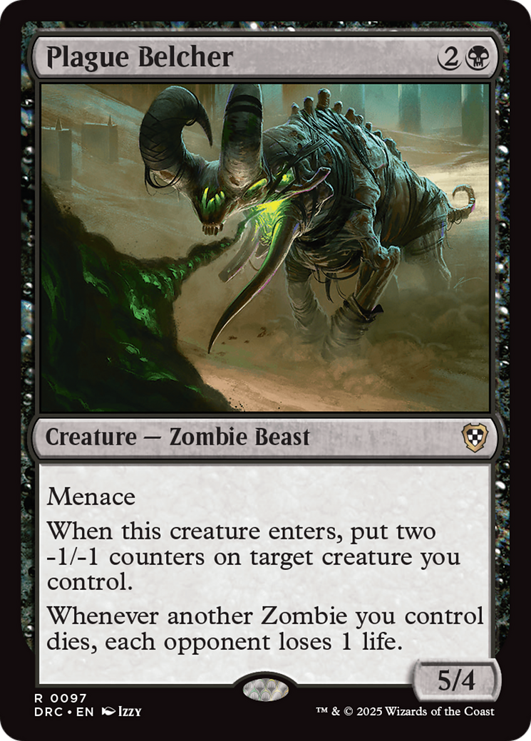 Plague Belcher [Aetherdrift Commander] | Grognard Games