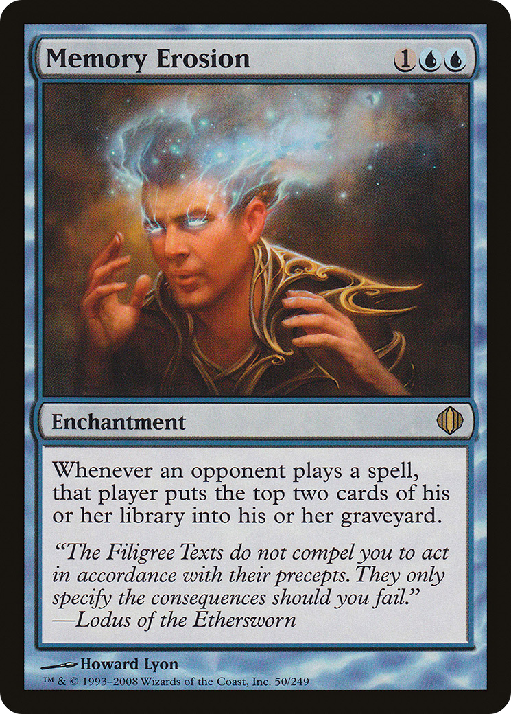 Memory Erosion [Shards of Alara] | Grognard Games