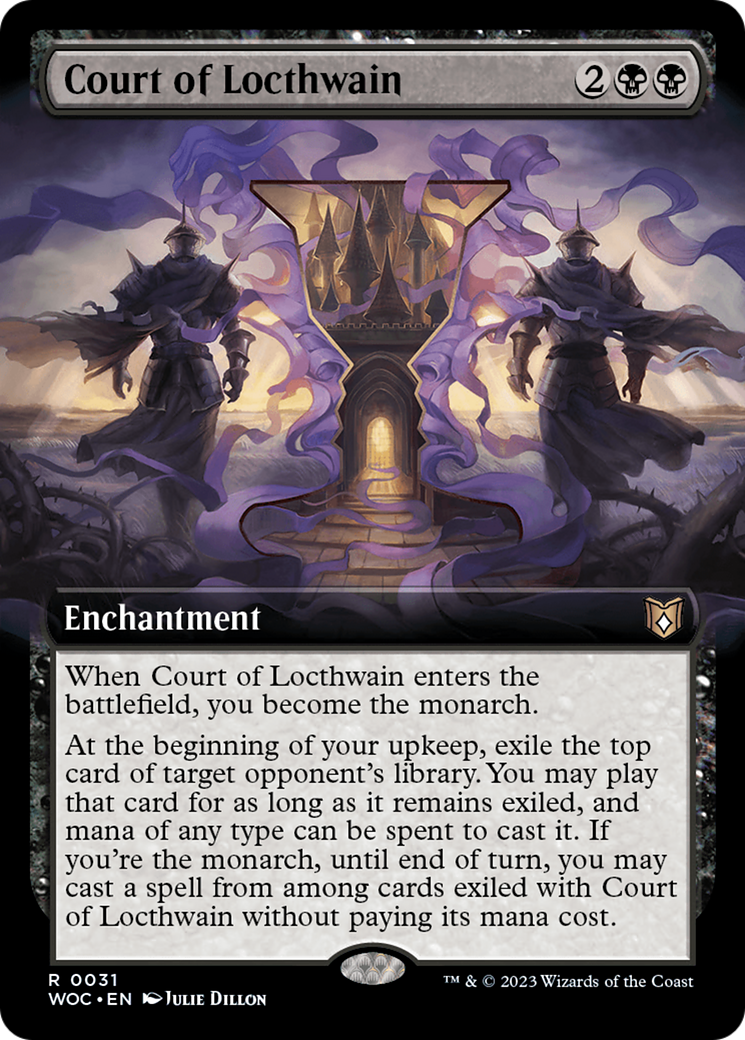 Court of Locthwain (Extended Art) [Wilds of Eldraine Commander] | Grognard Games