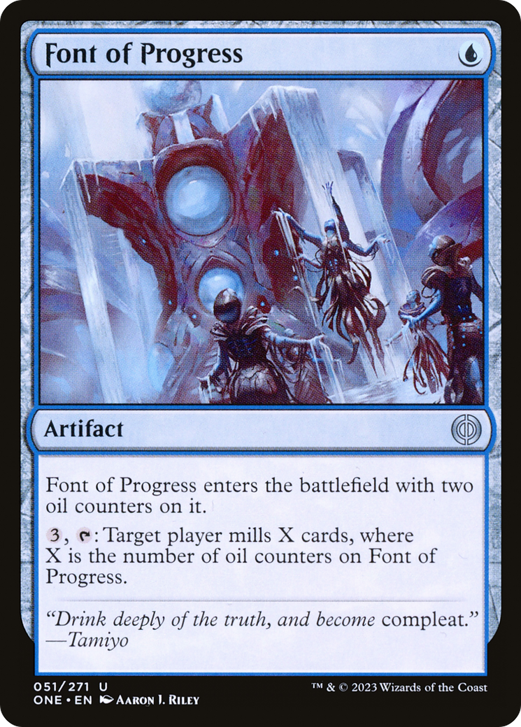 Font of Progress [Phyrexia: All Will Be One] | Grognard Games