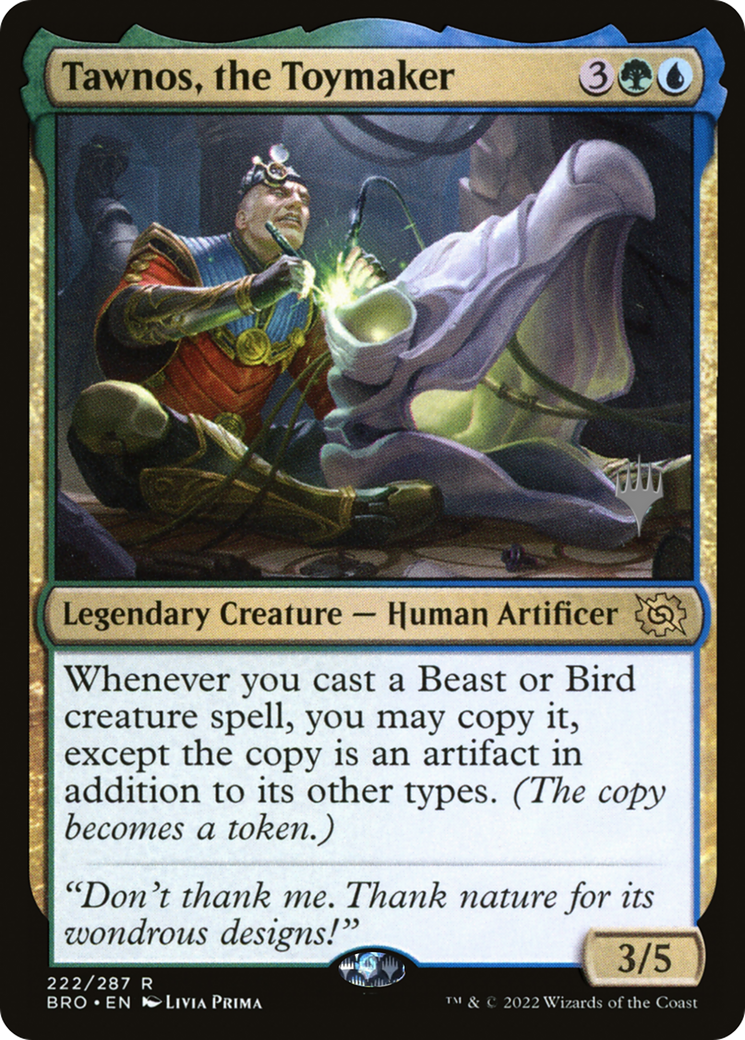 Tawnos, the Toymaker (Promo Pack) [The Brothers' War Promos] | Grognard Games