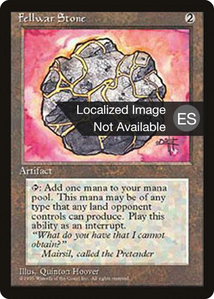Fellwar Stone [Fourth Edition (Foreign Black Border)] | Grognard Games