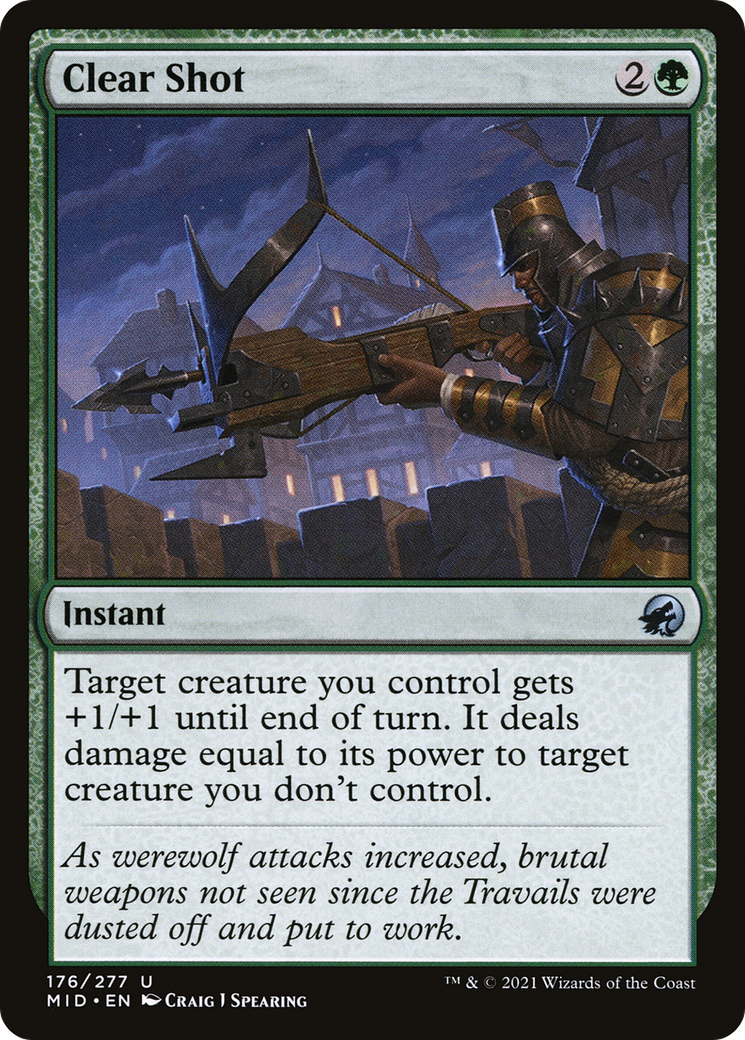 Clear Shot [Innistrad: Midnight Hunt] | Grognard Games