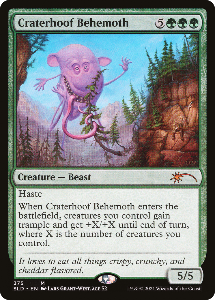 Craterhoof Behemoth (375) [Secret Lair Drop Series] | Grognard Games