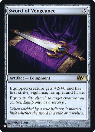 Sword of Vengeance (LIST-216) - The List Reprints | Grognard Games