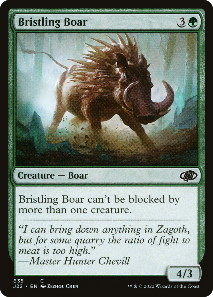 Bristling Boar [Jumpstart 2022] | Grognard Games