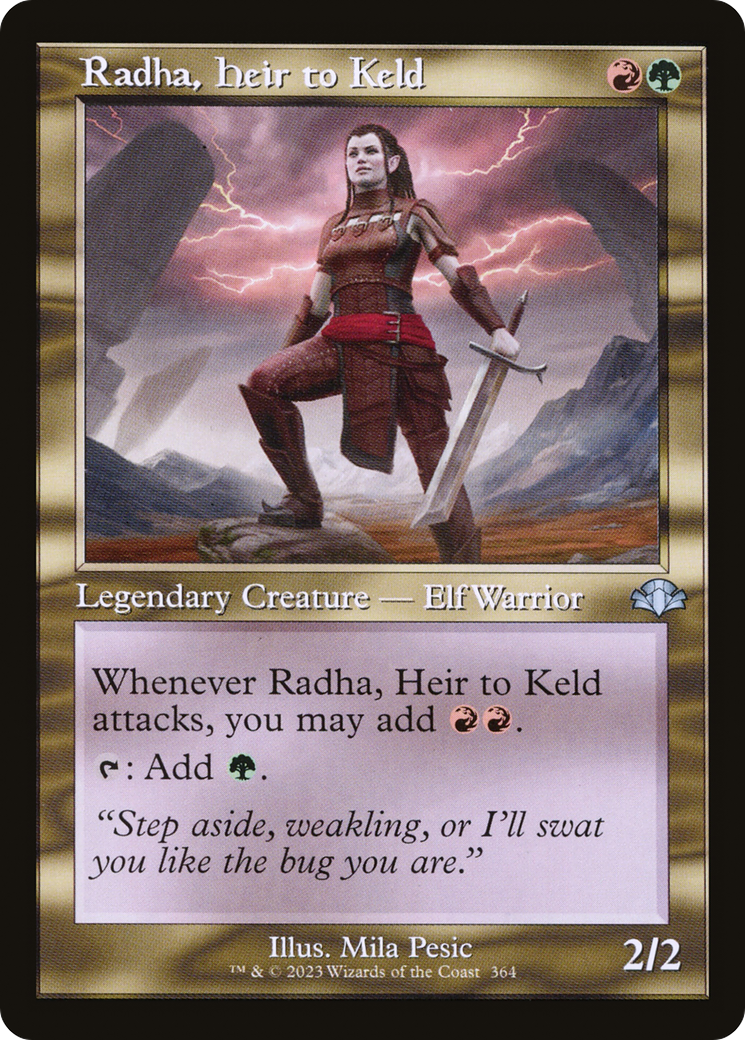 Radha, Heir to Keld (Retro) [Dominaria Remastered] | Grognard Games