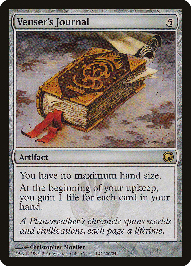 Venser's Journal [Scars of Mirrodin] | Grognard Games