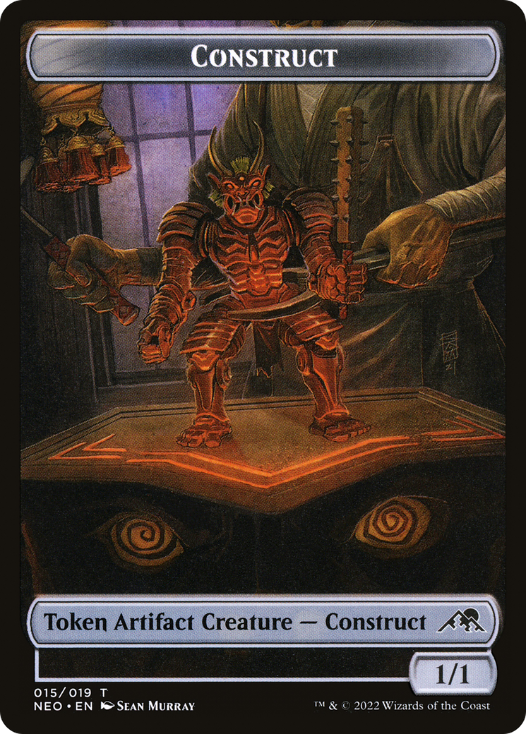Construct Token (015) [Kamigawa: Neon Dynasty Tokens] | Grognard Games