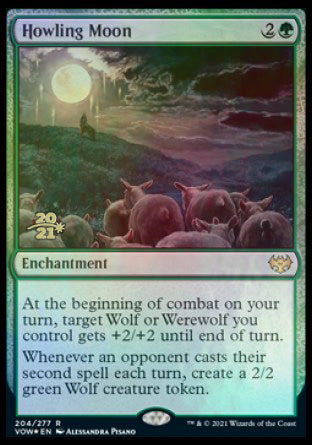 Howling Moon [Innistrad: Crimson Vow Prerelease Promos] | Grognard Games