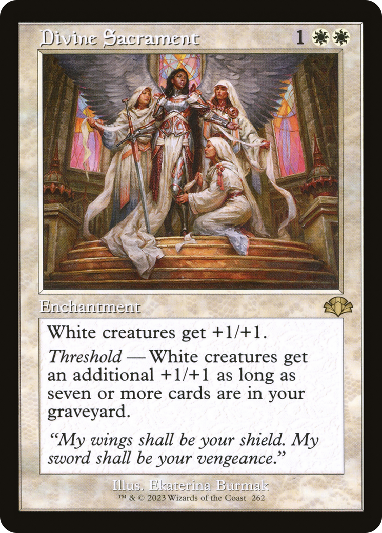 Divine Sacrament (Retro) [Dominaria Remastered] | Grognard Games
