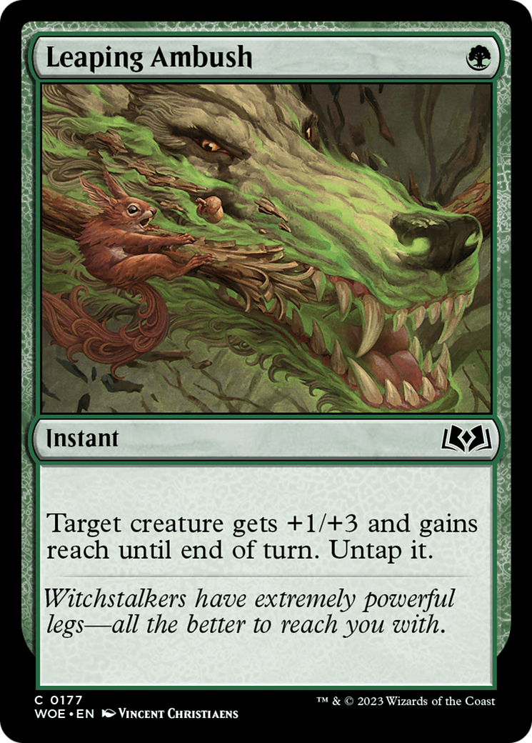 Leaping Ambush [Wilds of Eldraine] | Grognard Games