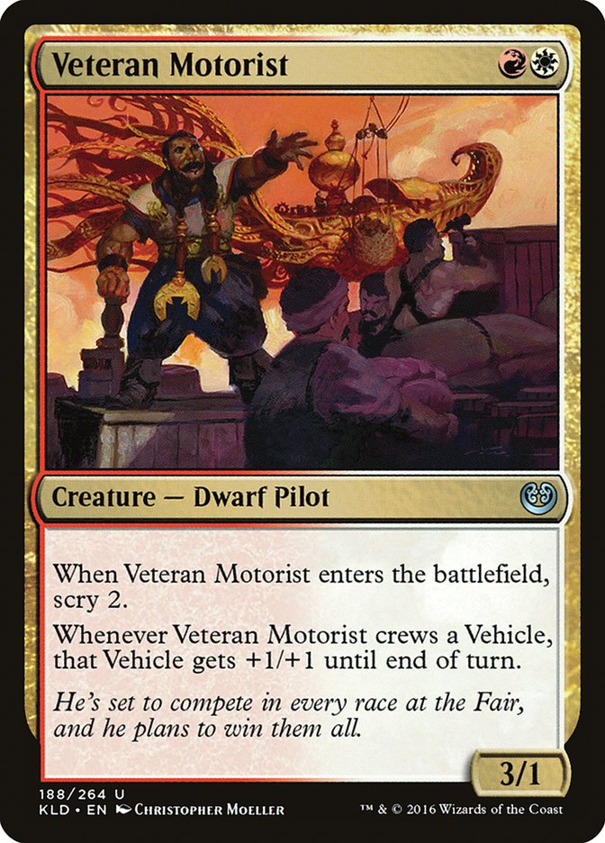 Veteran Motorist [Kaladesh] | Grognard Games