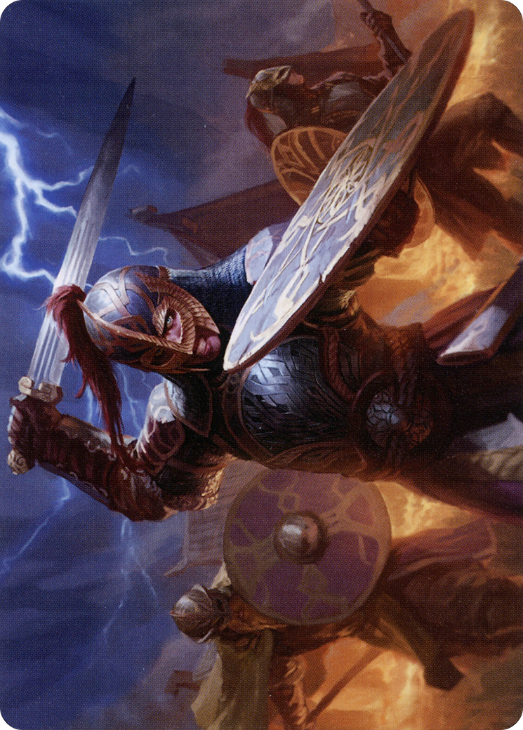 Beskir Shieldmate Art Card (ASKHM-001) - Art Series: Kaldheim (Borderless) | Grognard Games