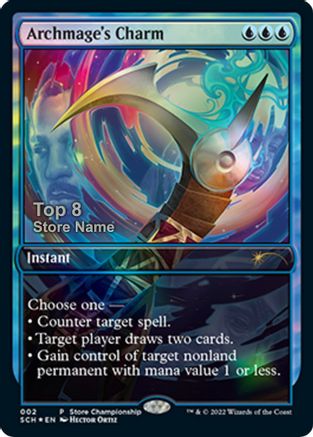Archmage's Charm (Top 8) (GAME-002) - Game Day & Store Championship Promos Foil | Grognard Games