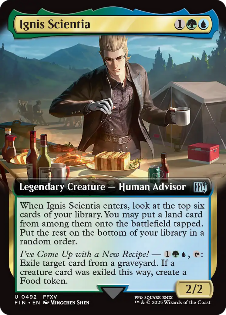 Ignis Scientia (FIN-492) - FINAL FANTASY: (Extended Art) Foil | Grognard Games