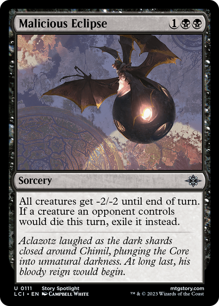 Malicious Eclipse [The Lost Caverns of Ixalan] | Grognard Games