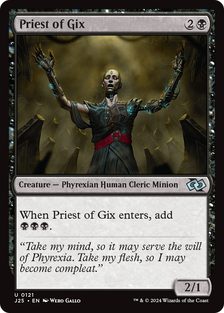 Priest of Gix [Foundations Jumpstart] | Grognard Games