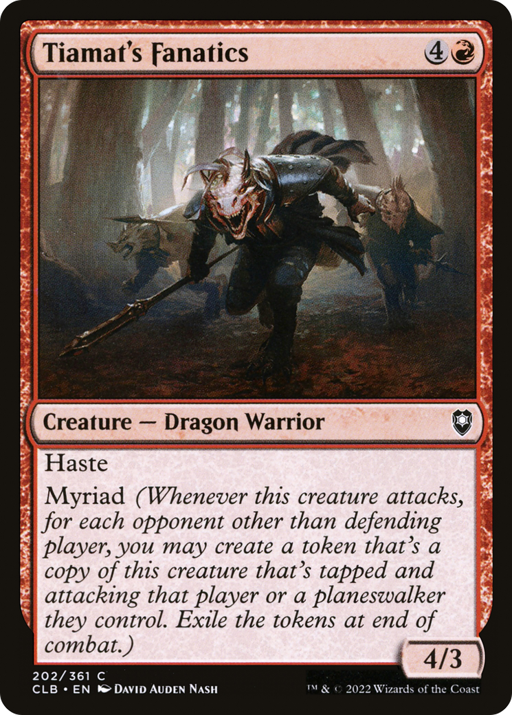 Tiamat's Fanatics [Commander Legends: Battle for Baldur's Gate] | Grognard Games