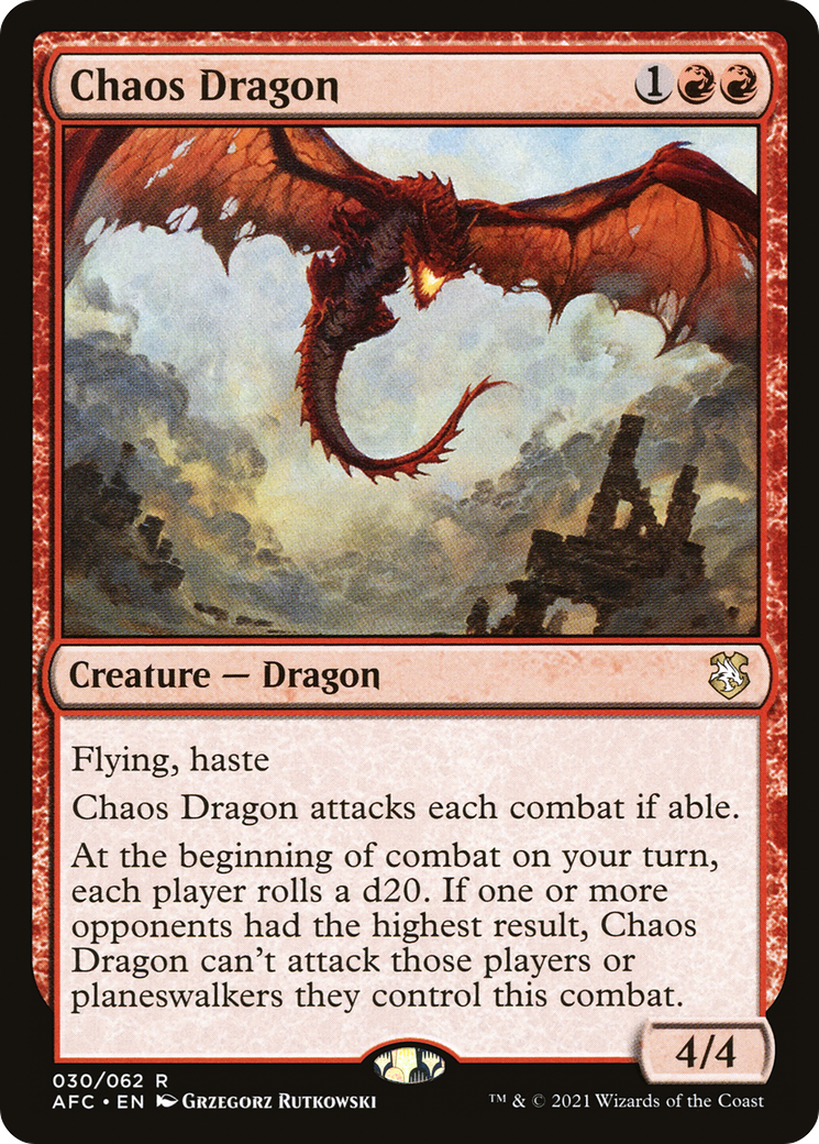 Chaos Dragon [Dungeons & Dragons: Adventures in the Forgotten Realms Commander] | Grognard Games