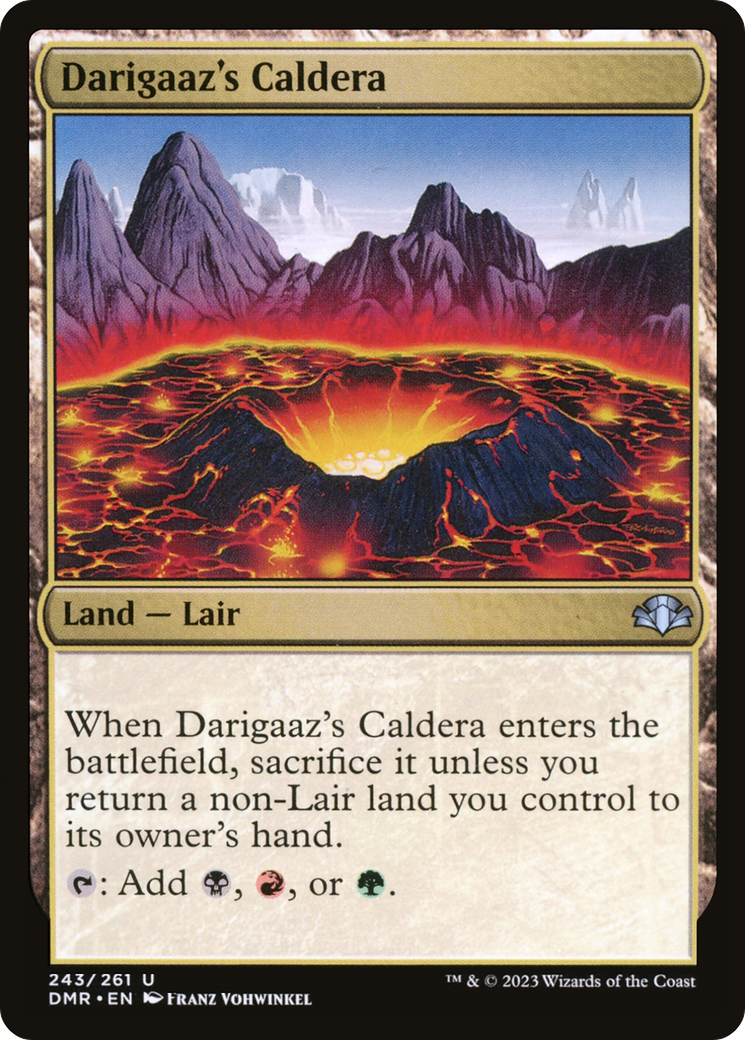 Darigaaz's Caldera [Dominaria Remastered] | Grognard Games
