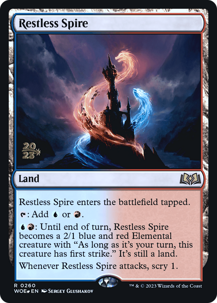 Restless Spire [Wilds of Eldraine Prerelease Promos] | Grognard Games
