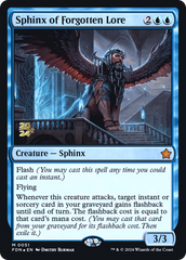 Sphinx of Forgotten Lore [Foundations Prerelease Promos] | Grognard Games