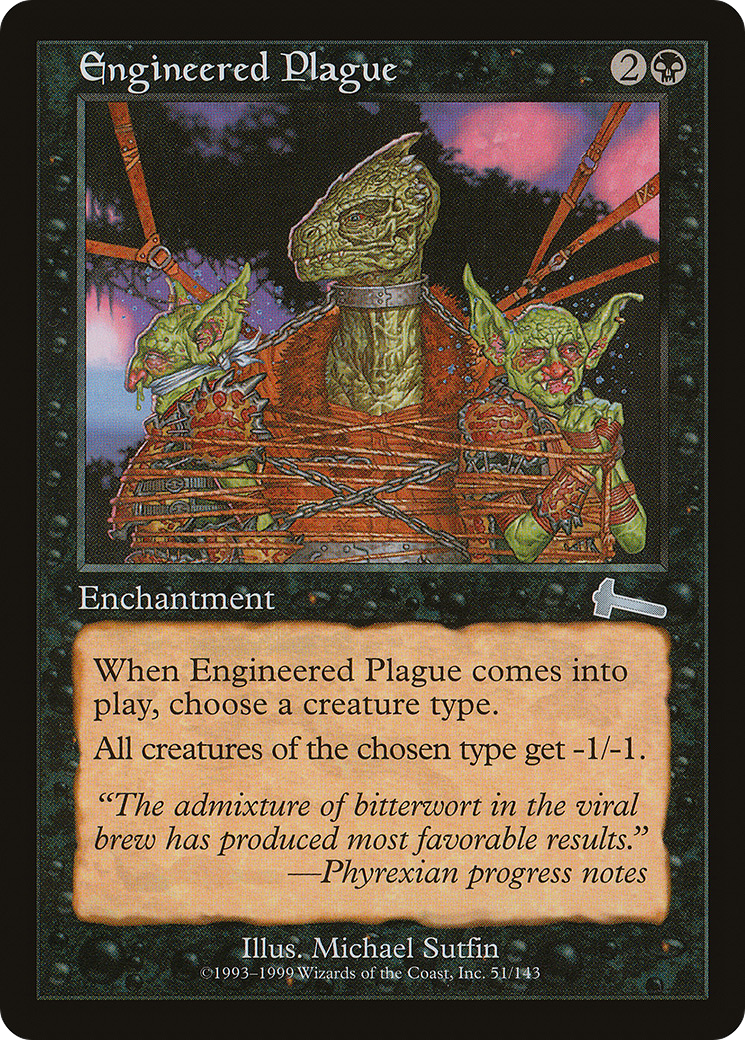 Engineered Plague [Urza's Legacy] | Grognard Games