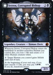 Jerren, Corrupted Bishop // Ormendahl, the Corrupted [Innistrad: Midnight Hunt Prerelease Promos] | Grognard Games