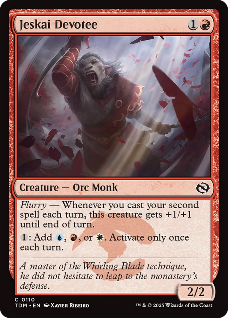 Jeskai Devotee [Tarkir: Dragonstorm] | Grognard Games