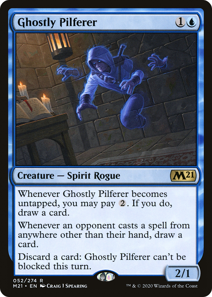 Ghostly Pilferer [Core Set 2021] | Grognard Games