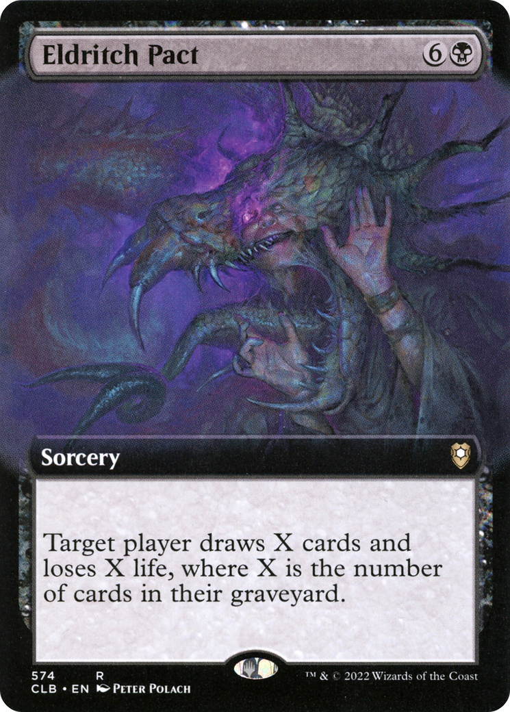 Eldritch Pact (Extended Art) [Commander Legends: Battle for Baldur's Gate] | Grognard Games