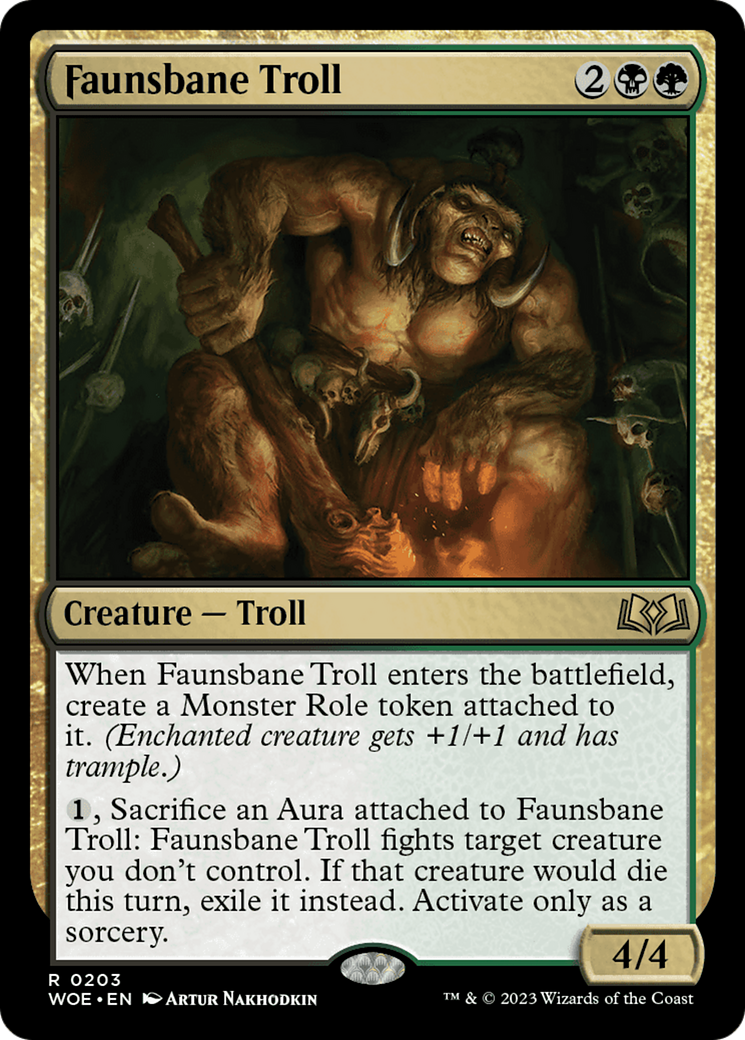 Faunsbane Troll [Wilds of Eldraine] | Grognard Games