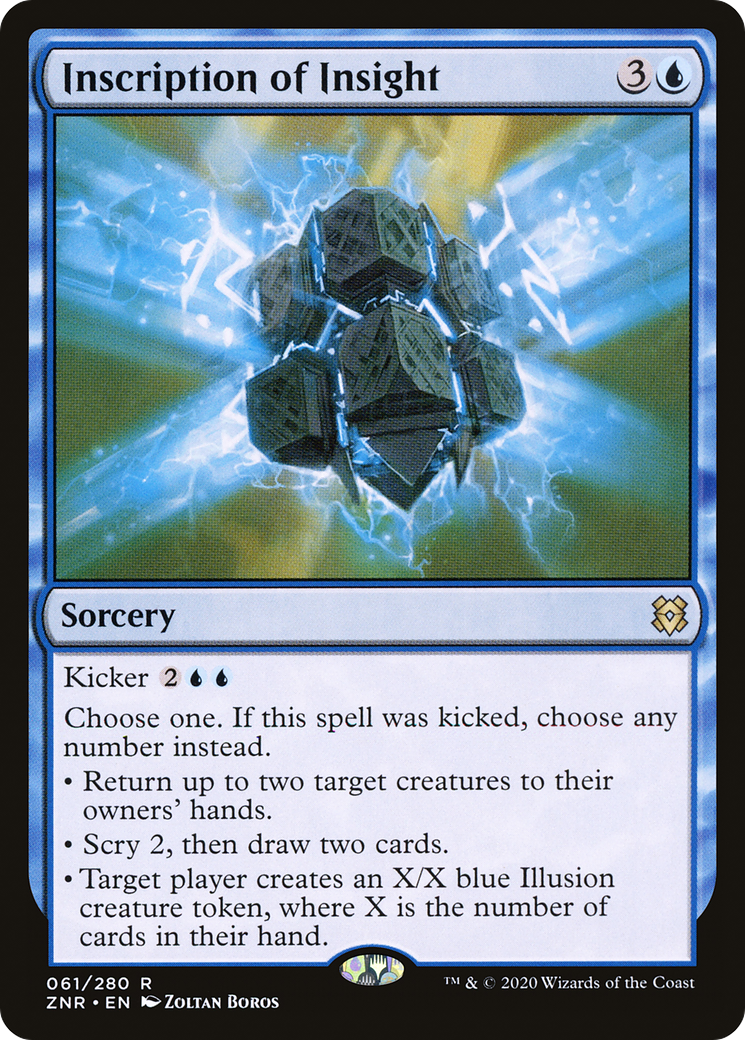 Inscription of Insight [Zendikar Rising] | Grognard Games