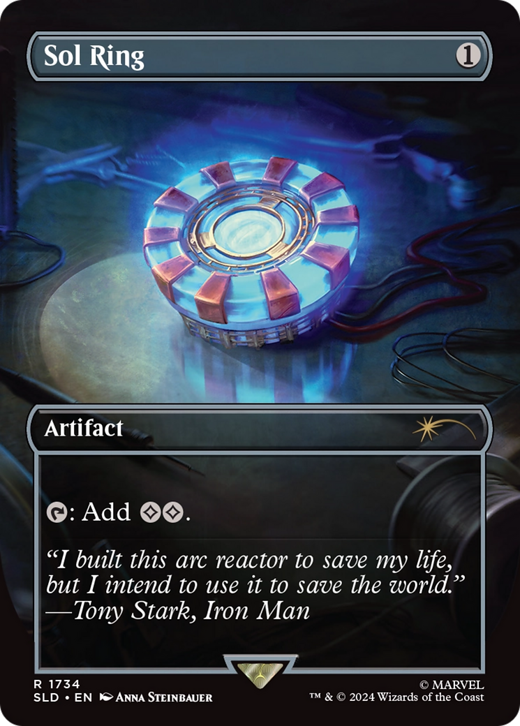 Sol Ring (SLD-1734) - Secret Lair Drop (Borderless) Foil | Grognard Games